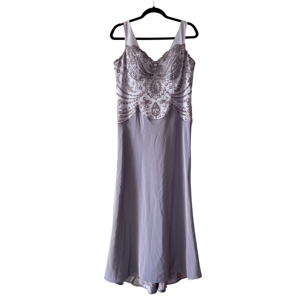 Montage by Mon Cheri Heavily Beaded Sequin Dress